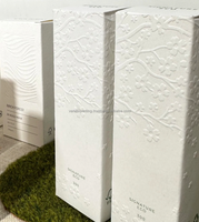 Boîte Cadeau Personnalisée de Luxe avec Impression Vanille en Relief pour Parfum, Bougie, Cadre Photo - Papier Rigide Couché, Taille Personnalisable, Recyclé