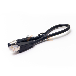 สายเคเบิลต่อขยายฮับ Io-link แบบกำหนดความยาวได้เอง Rj45 M12 8 พิน รหัส A สายสัญญาณเซ็นเซอร์ Io แบบหลายช่องสัญญาณ - Product Image 4