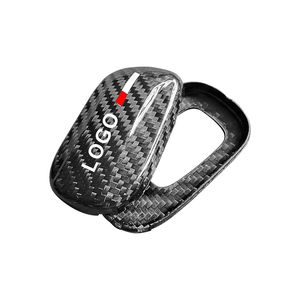 Funda para llave de coche de fibra de carbono Real, funda de llavero de Metal apta para Honda Accord <span class=keywords><strong>Civic</strong></span> FC1 CRV JAZZ Odyssey FIT GK5 HRV, paquete de llave de coche - Product Image 3