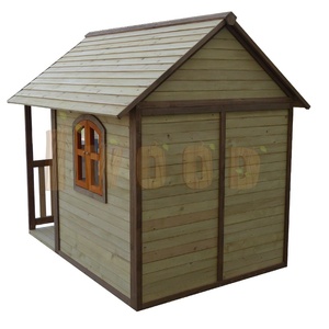 Migliore Qualità Cubby Casa In Legno per Esterni Playhouse di Promozione Impermeabile Canadese Pittura In Legno di abete Telaio A Muro Articolo Set Tetto - Product Image 4