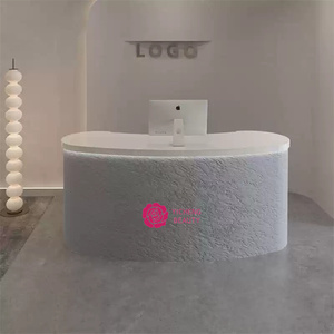 Mostrador de recepción de salón de belleza moderno de Yicheng Beauty Mostradores de recepción para salones de peluquería con precio barato - Product Image 4