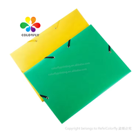 Barato colorido personalizado A4 de plástico de PP de bolsillo documento Carpeta de archivo