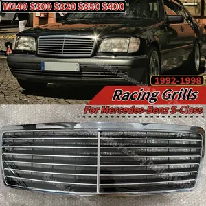 Grilles de course pour Mercedes Classe S W140 1992-1998 S300 S320 S350 S400 – Cache de calandre avant supérieur 1408800583 - Product Image 1