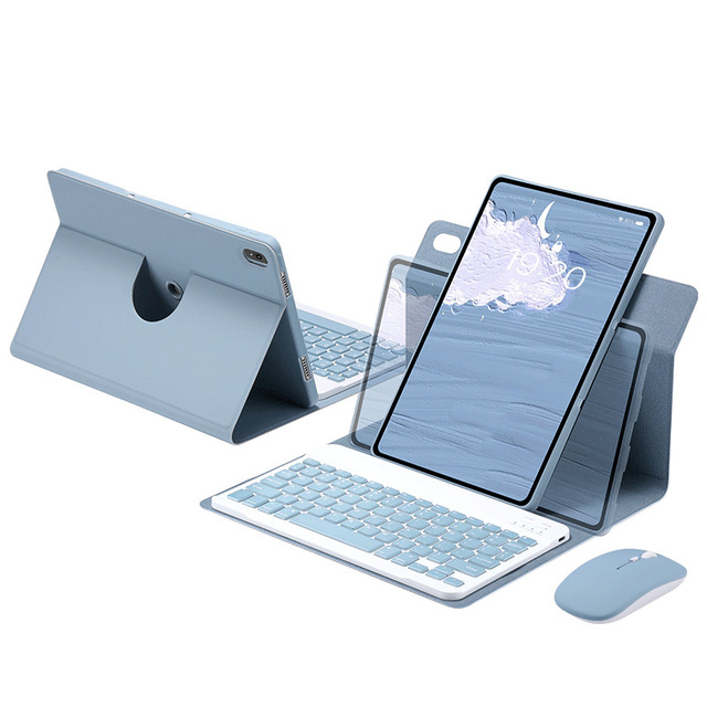 360 Degree Rotation Case Keyboard for iPad 10th 10.9inch Air4 Air5 10.2 Pro 11 Wireless Magic Keyboards Cover