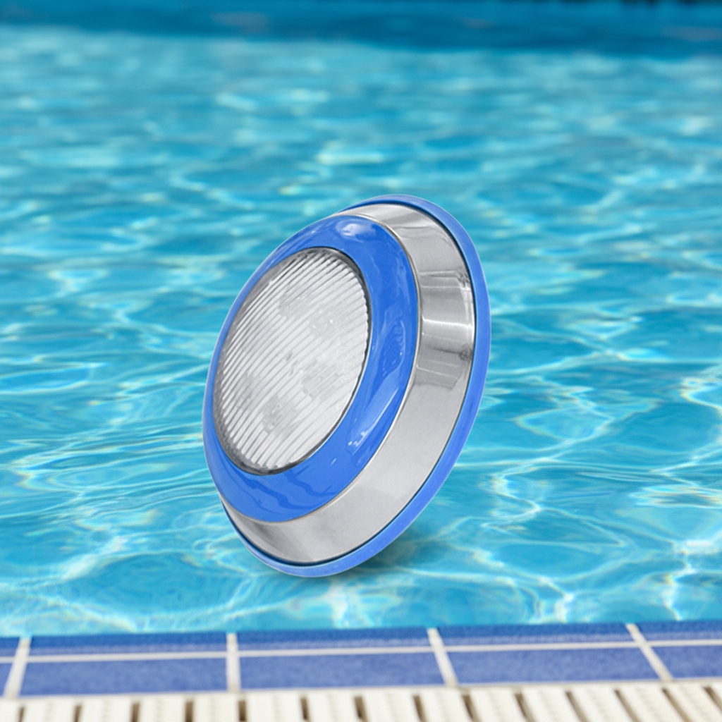 Wholesale HUAXI Brand IP68 Waterproof AC12V LED Swimming Pool Light RGB Colorful Underwater Stainless Steel Fountain Lamp