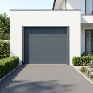 <span class=keywords><strong>Porte</strong></span> <span class=keywords><strong>de</strong></span> <span class=keywords><strong>garage</strong></span> sectionnelle électrique à enroulement intégral, design moderne personnalisé ZS, intelligente, automatique, isolée en acier - Product Image 5
