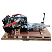 Moteur diesel 2,8 L 4jb1t complet turbocompressé avec boîte de vitesses, refroidissement par air, 4 temps, injection directe, 75 kW 100 CV pour camion