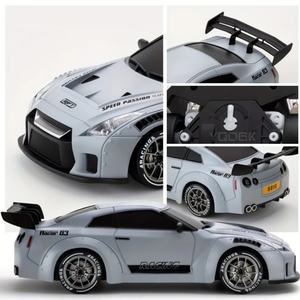 Voiture de drift miniature RC en métal, échelle 1:24, télécommande 2.4G, voiture électrique pour enfants, portée de contrôle de 50m, prête à l'emploi, cadeau - Product Image 3
