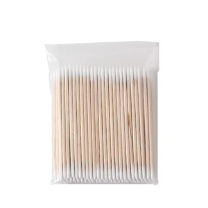 Hisopos de madera con punta de algodón para limpieza de uñas, herramienta de manicura para detallar, corregir y quitar esmalte de uñas. - Product Image 5
