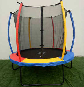 <span class=keywords><strong>Trampoline</strong></span> d'extérieur OEM avec filet <span class=keywords><strong>de</strong></span> protection, rebond élevé, cadre en acier allié PVC polypropylène pour la cour - Product Image 5