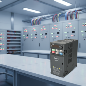 Variador de Frecuencia VFD-MS300 VFD4A8MS21AFSAA 0.75KW 1HP 230V Monofásico con PLC Integrado y Filtro C2 para Control de Velocidad del Motor - Product Image 1