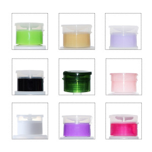 دفع إلى أسفل فارغة مضخة موزع زجاجات بلاستيكية PE مستحضرات تجميل زجاجة قابلة للقفل لطلاء الأظافر الكحول ، الأسيتون - Product Image 5