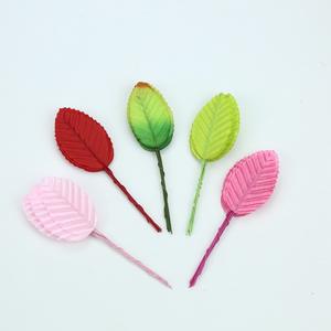 Foglie di Seta Mini da 10cm all'Ingrosso, Accessori per Piante Verdi, Piccole Foglie Artificiali Dorate - Product Image 3