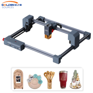 เครื่องแกะสลักเลเซอร์แบบพกพา ควบคุมผ่านแอพออโต้โฟกัสจากโรงงานดั้งเดิม สำหรับแกะสลักบนกระจก สแตนเลส ใบไม้ และหิน - Product Image 1