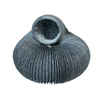 Tuyau d'air rétractable en PVC et aluminium de 6 mètres, flexible et composite, pour raccords de fumée et de ventilation