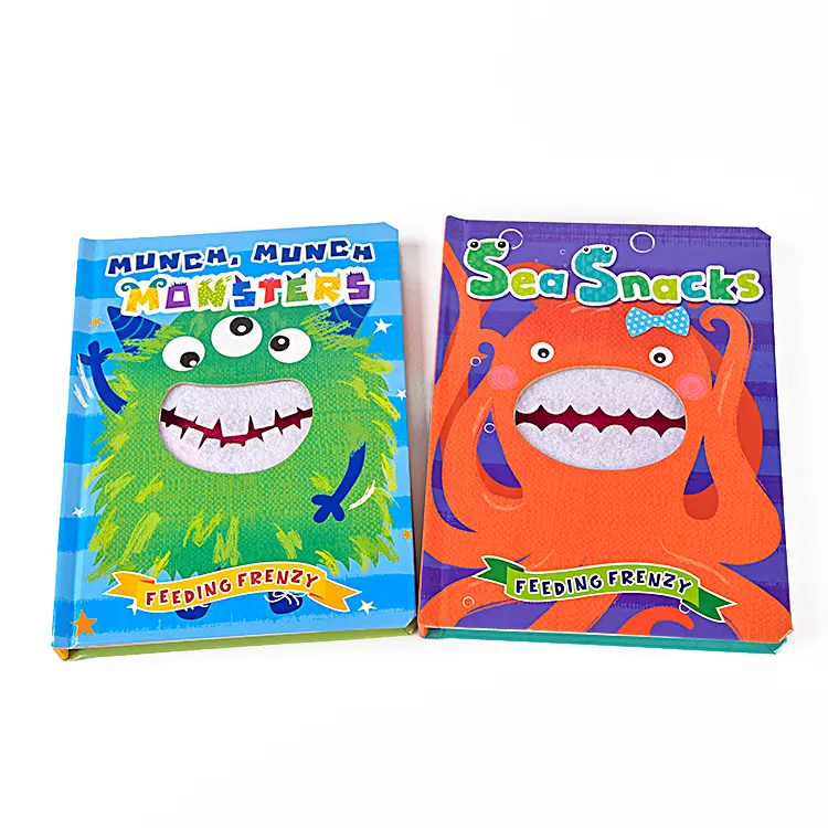 Libro de juguete de diente ligero para niños, soporte OEM, mano de obra fina, impresión a Color