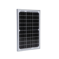 Panneau solaire rigide en verre monocristallin de qualité supérieure 10W pour camping-car, yacht, marine, remorque frigorifique, balcon, clôture, mur