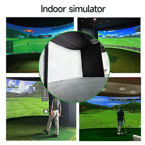 ชุดตู้จำลองการขับไม้กอล์ฟในร่มแบบโค้งพร้อม3D กอล์ฟที่ทนทาน - Product Image 6