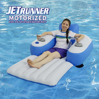 Chaise flottante électrique gonflable avec propulseur aquatique