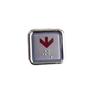 Korea Elevator Square Button N204-19 With Braille For Elevator