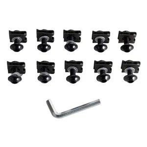 10PCS M6 20mm Sechs kant kennzeichen Verkleidung schrauben Schraube für Motorrad Universal