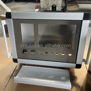 Caja metálica de panel de control HMI de 7 pulgadas