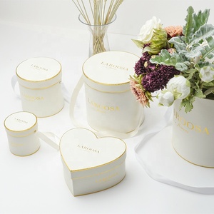 Tùy Chỉnh Giá Rẻ Không Thấm Nước Vòng Bao Bì Các Tông Valentine Của Ngày Hộp Quà Tặng Rose Bó Hoa Sinh Nhật Đảng Bảo Quản Hoa Hộp - Product Image 2