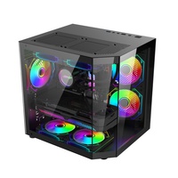 Boîtier PC personnalisé AntarcChill Factory, châssis M-ATX, boîtier de jeu pour CPU, boîtier d'ordinateur de jeu USB3.0, tours et boîtiers d'ordinateur