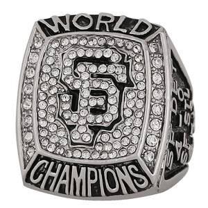 Cross Border Venta caliente 2012 MLB Béisbol San Francisco Giants Campeonato Joyería de moda Anillo Anillos de piedras preciosas a un precio - Product Image 1
