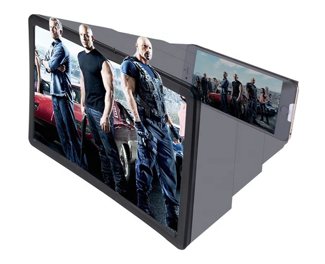 3x Foldable Enlarge Movie Magnifying Glass , Mobile Phone 3D Screen Video Magnifier