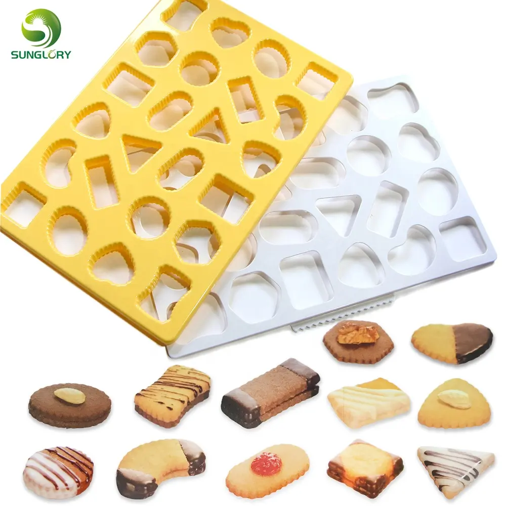 Moule à biscuits géométriques en acier inoxydable, autonomie jusqu'à 24 pièces en un carré, pour Fondant et chocolat, ustensiles de cuisson