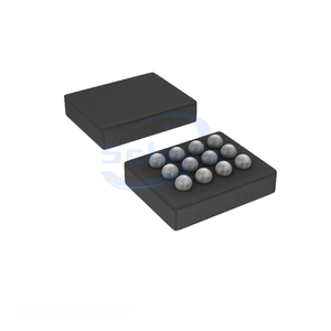 Componente de chip electrónico de gestión de energía (PMIC) 12 UFBGA, DSBGA TPS62350YZGT en stock - Product Image 1