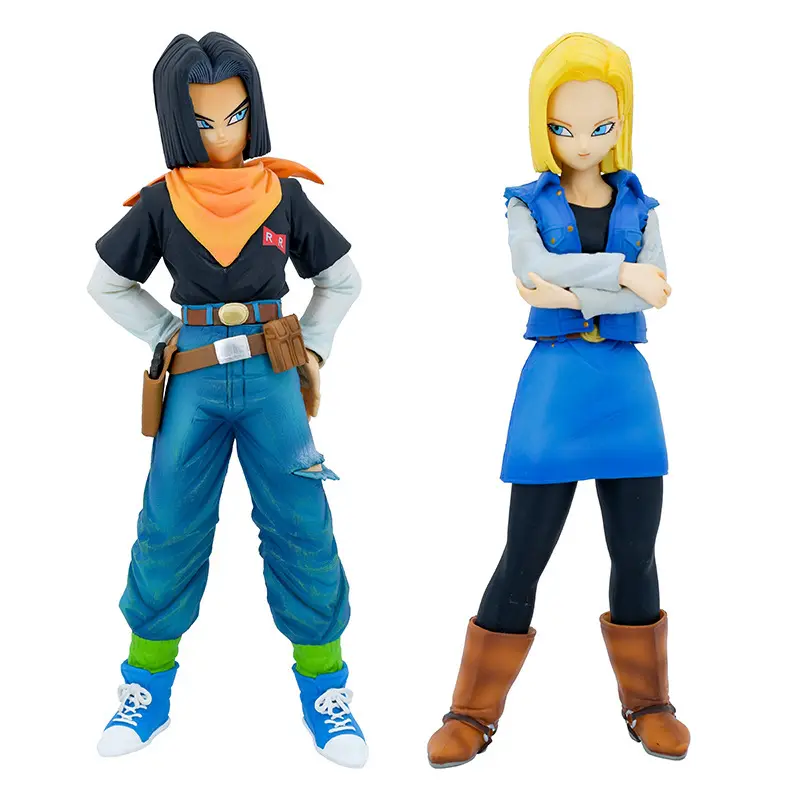 Anime Bdz Z Figure Rise Android 17 Android 18 Action Pvc Collection Model Toy Anime Figure Toys For Kids