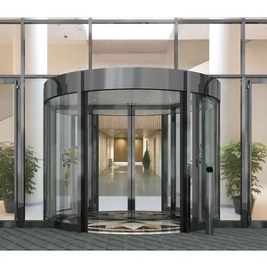 revolving entrance circular glass door