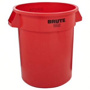 Bidone per Rifiuti Brute 121 L Rosso per Uso Commerciale - Product Image 2