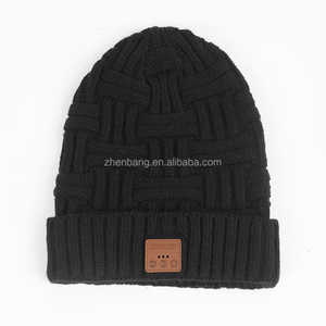 Gorro de Punto Acanalado Clásico Personalizado al por Mayor, Gorro de Invierno Unisex con Altavoz <span class=keywords><strong>MP3</strong></span> y Micrófono Integrados para Música con Manos Libres - Product Image 2