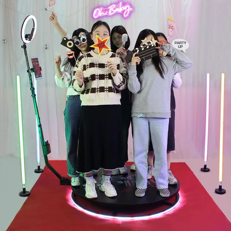 소품 검증 공급자 360 카메라 부스 360 사진 부스 인클로저 배경 photobooth 기계 사진 360 비디오 사진 인클로저