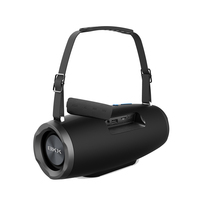 Enceinte portable sans fil BKK K213 10W IP65 étanche avec double haut-parleur et éclairage RGB pour le camping