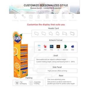 Op maat gemaakte printbare paraplu-displaystandaard voor retailpromotie - Product Image 2