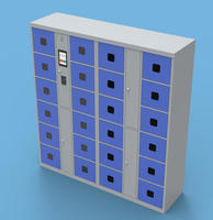 Casier intelligent avec carte RFID, serrure électronique tactile pour bagages, casier de rangement intelligent, casier personnalisable, système de reconnaissance faciale par code QR