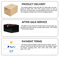 Système de batterie au lithium AGV avec chargeur, chargeur de batterie, BMS 24V 48V, pack de batteries AGV personnalisé, système d'alimentation