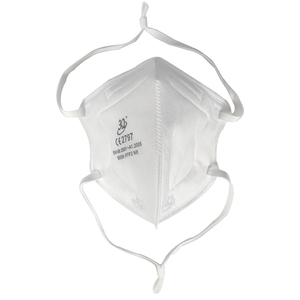 Mascarilla Facial <span class=keywords><strong>FFP2</strong></span> Plegable Desechable con Certificación CE EN149, Protección Industrial Antipolvo para Construcción y Pulido - Product Image 1
