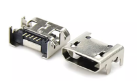 Conector Micro USB Hembra de Montaje Superficial/Inserción Directa para Teléfono Android, Servidor, Escritorio, Interfaz de Carga Amarilla, 1 Metro, en Stock