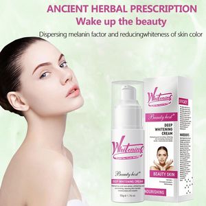 Private Label Own Logo Best Cheap Glowing Whitening Brightening Firming Skin Care Dark Skin Face Facial Day Cream - Product Image 4