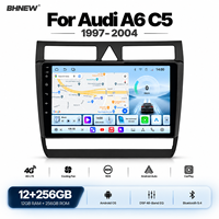 Lecteur DVD de voiture BHNEW, autoradio Android pour Audi A6 C5 1997-2004, CarPlay sans fil, autoradio stéréo, navigation GPS, DSP, écran partagé