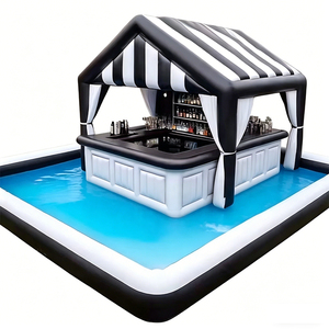 <span class=keywords><strong>Bar</strong></span> Inflable para Piscina de PVC, para Fiestas en el Patio Trasero, Eventos para Adultos, Carpa de <span class=keywords><strong>Bar</strong></span> Inflable, Piscina Inflable - Product Image 4