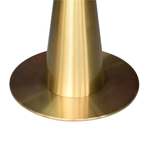 <span class=keywords><strong>Gamba</strong></span> per Tavolo Moderna e Lussuosa in Acciaio Inox Titanio con Finitura Spazzolata per Ristoranti, Caffetterie e Hotel - Product Image 4