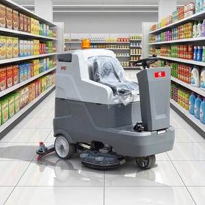Nouvelle autolaveuse commerciale robuste de 175 L, autopropulsée, à batterie, pour sols - Product Image 1