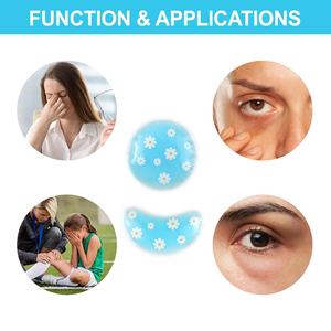 재사용 가능한 젤 아이스 팩 눈 온냉 치료 패드 및 발적 통증 완화 및 이완을 위한 패치 아래 - Product Image 4