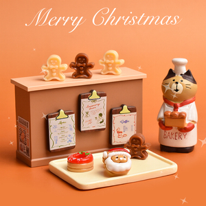 Set de Miniaturas de Pastel de Navidad y Chocolate, Adornos de Resina para Manualidades, Figuras de Comida - Product Image 4